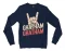 Ghatham Ghatham Men/Unisex Long Sleeve Sweatshirt in Navy Color